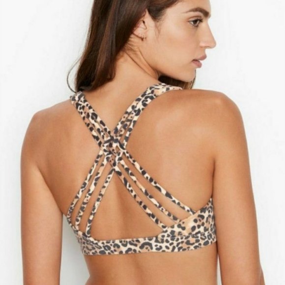 VICTORIA'S SECRET Velour Strappy Back Bra NWT - Picture 1 of 4